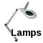 Lighted LED Lighted Magnifying Floor Lamp-Magnifying Glass Lamp